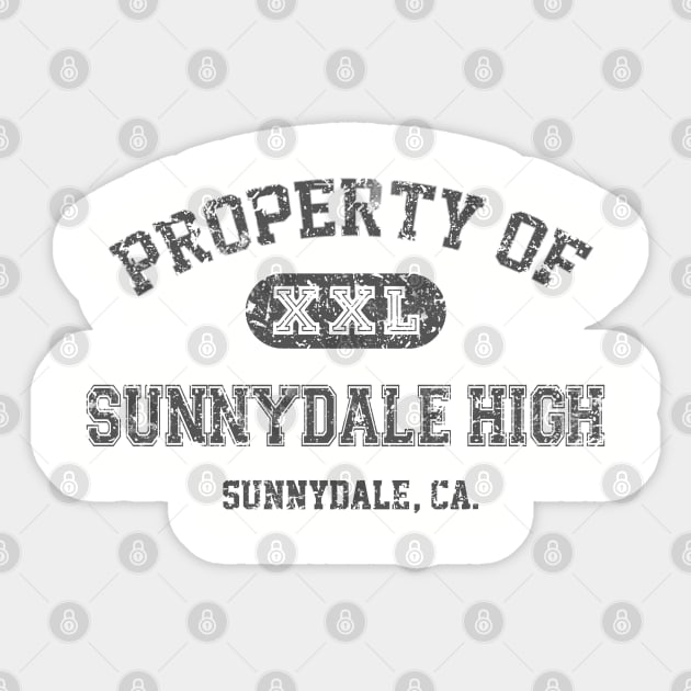 Property of Sunnydale High Sticker by tonynichols